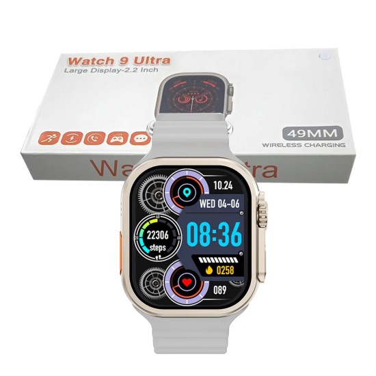 Smartwatch KD600 Ultra Series 9 2.2" (Versão para Chamada) Branco